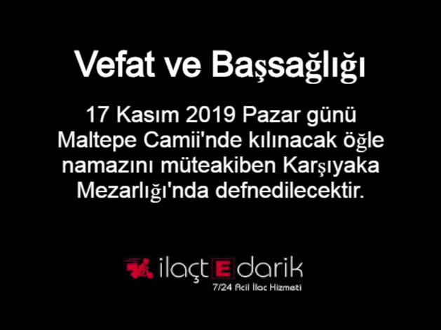 Vefat ve Başsağlığı 